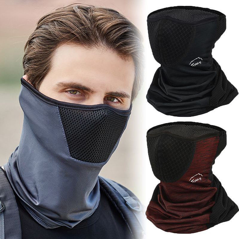 Masque écharpe masque de randonnée cyclisme pour homme قناع رجالي للمشي لمسافات طويلة وركوب الدراجات في الهواء الطلق وشاح قابل للتنفس
