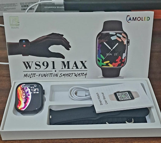 ساعة ذكية مقاومة للماء  Smart watch W91 MAXMontre Intelligente Étanche WS91