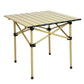 Table Portable en Alliage D'aluminium طابلة قابلة للطي طاولة خارجية محمولة من سبائك الألومنيوم مناسبة للمشي والتخييم 50x50cm
