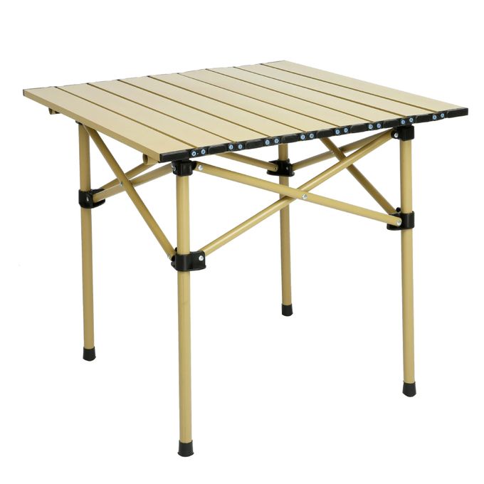 Table Portable en Alliage D'aluminium طابلة قابلة للطي طاولة خارجية محمولة من سبائك الألومنيوم مناسبة للمشي والتخييم 50x50cm