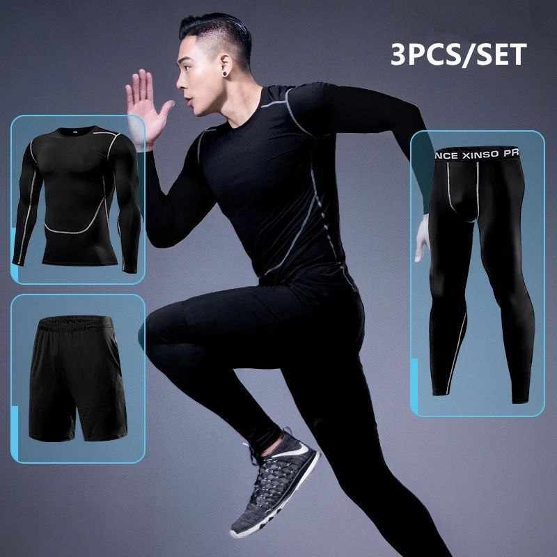 Three-piece suit Fitness  بدلة رياضية مكونة من 3 قطع