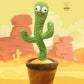 Dancing cactus Jouet de cactus chantant et dansant électrique pour bébés لعبة الصبار الكهربائية للغناء والرقص للأطفال