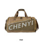 CHENYI Sac de voyage moyen à lettres à poches حقيبة سفر متوسطة الحجم مع جيوب