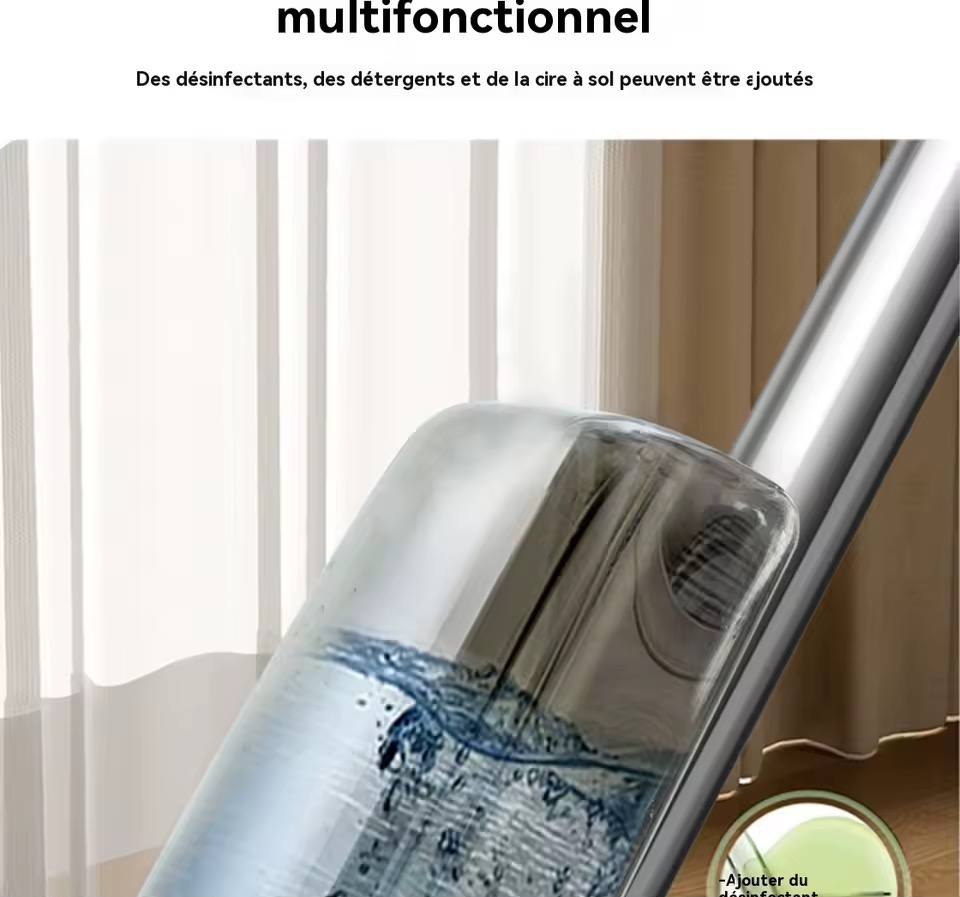 ممسحة برشّاش الماء مدمج Balai-serpillère avec pulvérisateur intégré