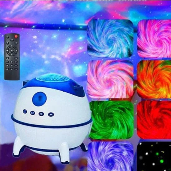 جهاز عرض مبتكر للأضواء القطبية projecteur d'aurores boréales créatif