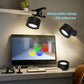 مصباح جداري LED RGB مزود ببطارية قابلة للشحن ومنفذ USB Applique murale LED RGB avec batterie rechargeable
