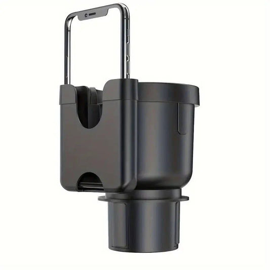 Porte-gobelet de voiture avec support pour téléphone حامل أكواب السيارة قابل للتعديل مع حامل هاتف