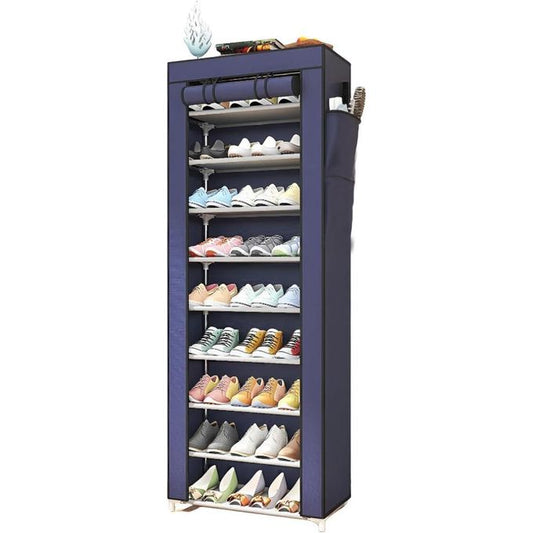 Étagère chaussures tissu rangement pratique رف أحذية قماشي للتخزين العملي