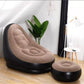 كرسي استرخاء قابل للنفخ بتصميم مريح Fauteuil Gonflable Ergonomique Design Lounge