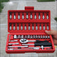 Pack jeu de 46 pièces pour outils douilles et cliquets