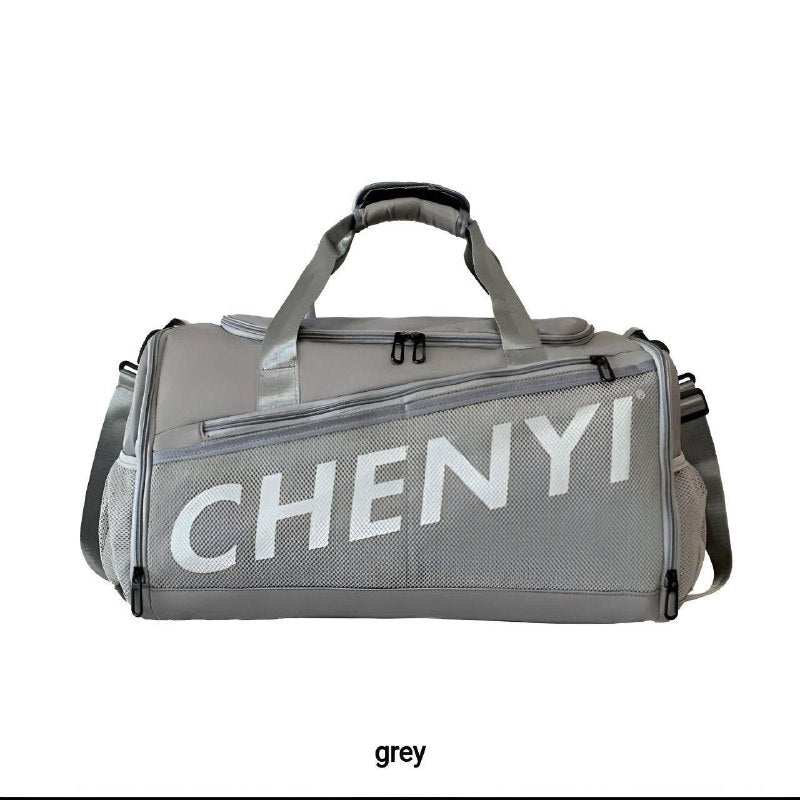 CHENYI Sac de voyage moyen à lettres à poches حقيبة سفر متوسطة الحجم مع جيوب