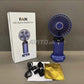 Mini ventilateur portable rechargeable affichage LED مروحة صغيرة محمولة قابلة لإعادة الشحن مزودة بشاشة LED لعرض مستوى البطارية