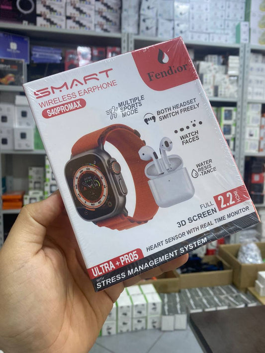 Smart watch S40PROMAX FENDIOR 2.2 ULTRA PRO5 Wireless Earphone