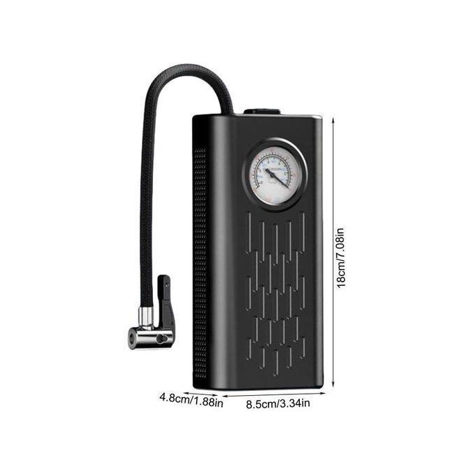 Gonfleur de Pneus Portable ضاغط هواء محمول لاسلكي مضخة كهربائية بقوة 150 بي إس آي قابلة لإعادة الشحن عبر USB