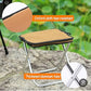 Tabouret pliant de camping ultra-compact