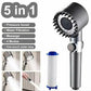 TURBOCHARGED SHOWER HEAD رشاشة دوش رأس دش عالي الضغط مع مرشح مدمج Pommeau de douche haute pression avec filtre intégré Turbocharged Shower Head