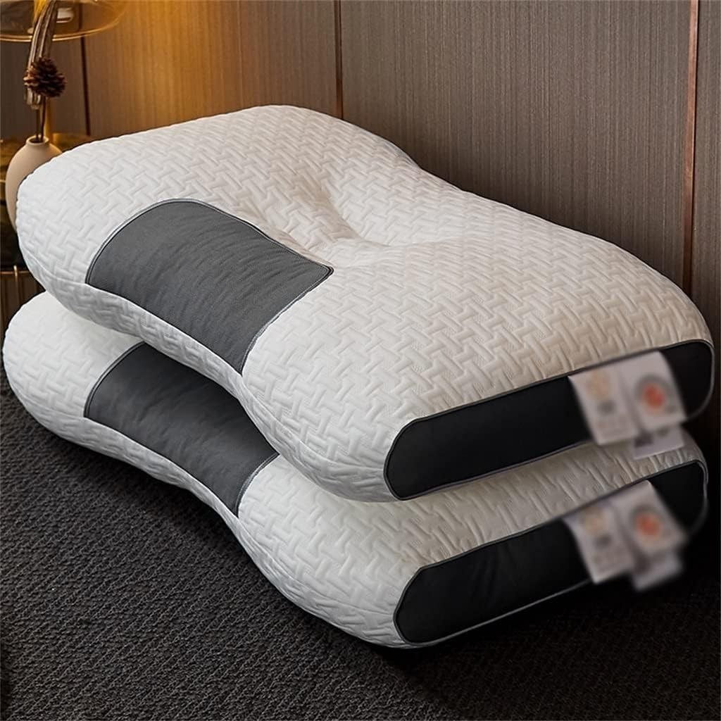 Oreiller orthopédique cervicaux en mousse à mémoire وسادة تقويمية للرقبة مصنوعة من رغوة الذاكرة لدعم الرقبة والكتفين.