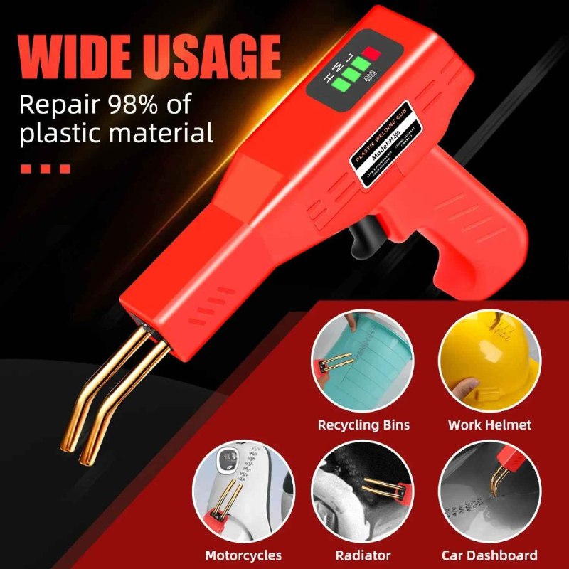 Pistolet de soudage plastique Agrafeuse à chaud pour plastique مسدس لحام بلاستيكي