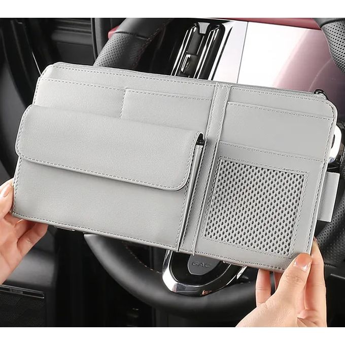 Sac pour pare-soleil de voiture, pochette حقيبة واقي الشمس للسيارة، حقيبة للنظارات، والبطاقات، والمستندات