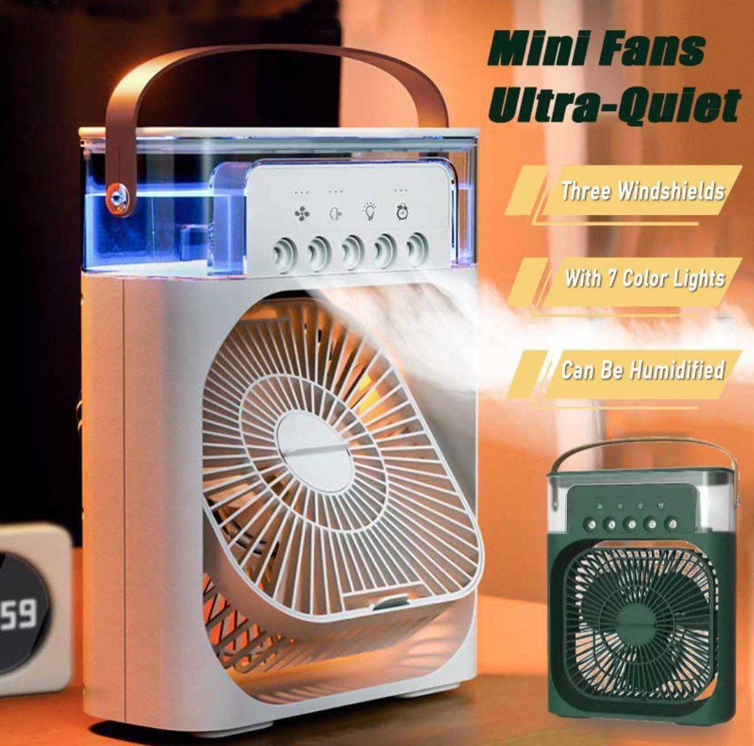 مكيف هواء صغير محمول فائق البرودة، مبرد هواء، مروحة رش بثلاث سرعات Mini Climatiseur portable Super Froid Climatiseur portable, refroidisseur d'air, ventilateur de pulvérisation 3 vitesses