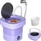 غسالة صغيرة محمولة قابلة للطي بسعة Mini-machine à laver portable pliable de 6,5 L