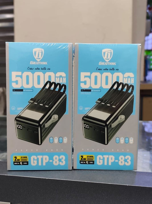 Power bank GTP-83 50000MAH 2USB