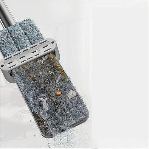 جفاف تنظيف مزدوج الاستخدام رطب وجاف لإزالة الغبار Kit de vadrouille plat Nettoyant pour sol Accessoire