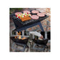 شواية فحم محمولة الحجم الكبير Barbecue à charbon pliable Barbecue à charbon pliable