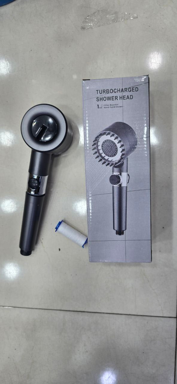 Turbocharged shower head رأس دش توربيني