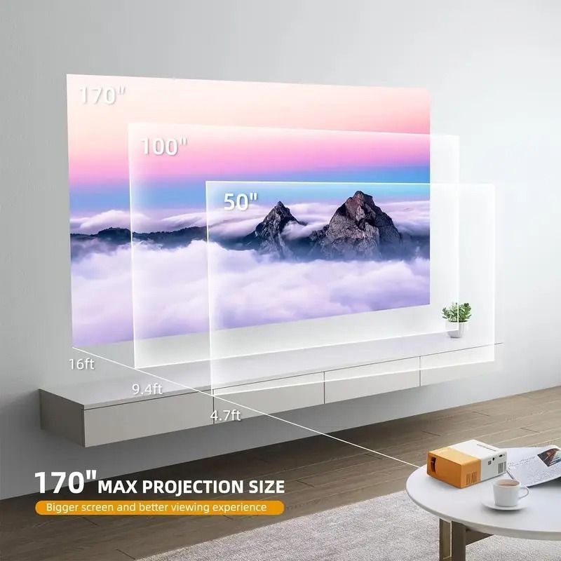 Projecteur YG300 Mini Vidéo de cinéma جهاز عرض فيديو سينمائي صغير YG300