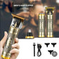 Professional Hair Clipper 3in1 3 en 1 Tondeuse à cheveux électrique professionnelle USB-C sans fil ماكينة حلاقة شعر كهربائية احترافية 3 في 1 لاسلكية بمنفذ USB-C، لون ذهبي