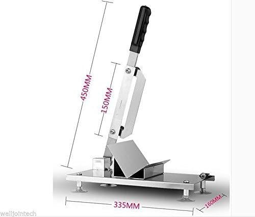 قطاعة يدوية من الفولاذ المقاوم للصدأ للحوم المجمدة Trancheuse manuelle en acier inoxydable pour viande congelée