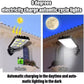 Lampe LED solaire extérieure autonome nuit مصباح LED شمسي خارجي مستقل للإضاءة الليلية