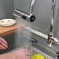 Faucet kitchen رشاش متعدد الوظائف من الفولاذ المقا