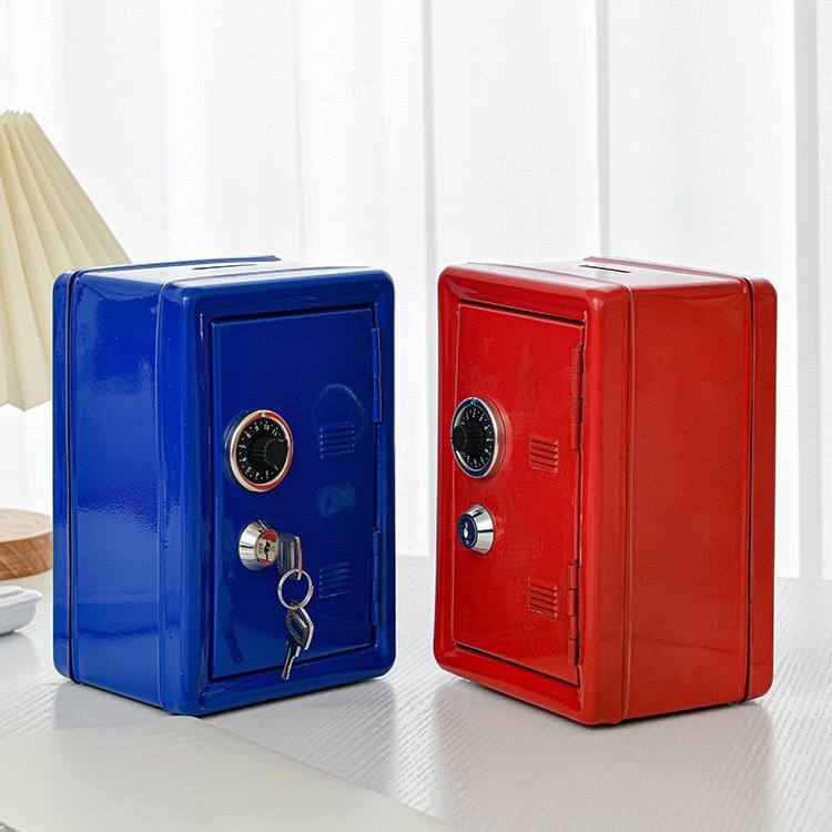Mini tirelire créative pour enfants, petit coffre-fort pour l'argent et les bijoux حصالة نقود صغيرة مبتكرة للأطفال، صندوق أمان صغير لحفظ النقود والمجوهرات