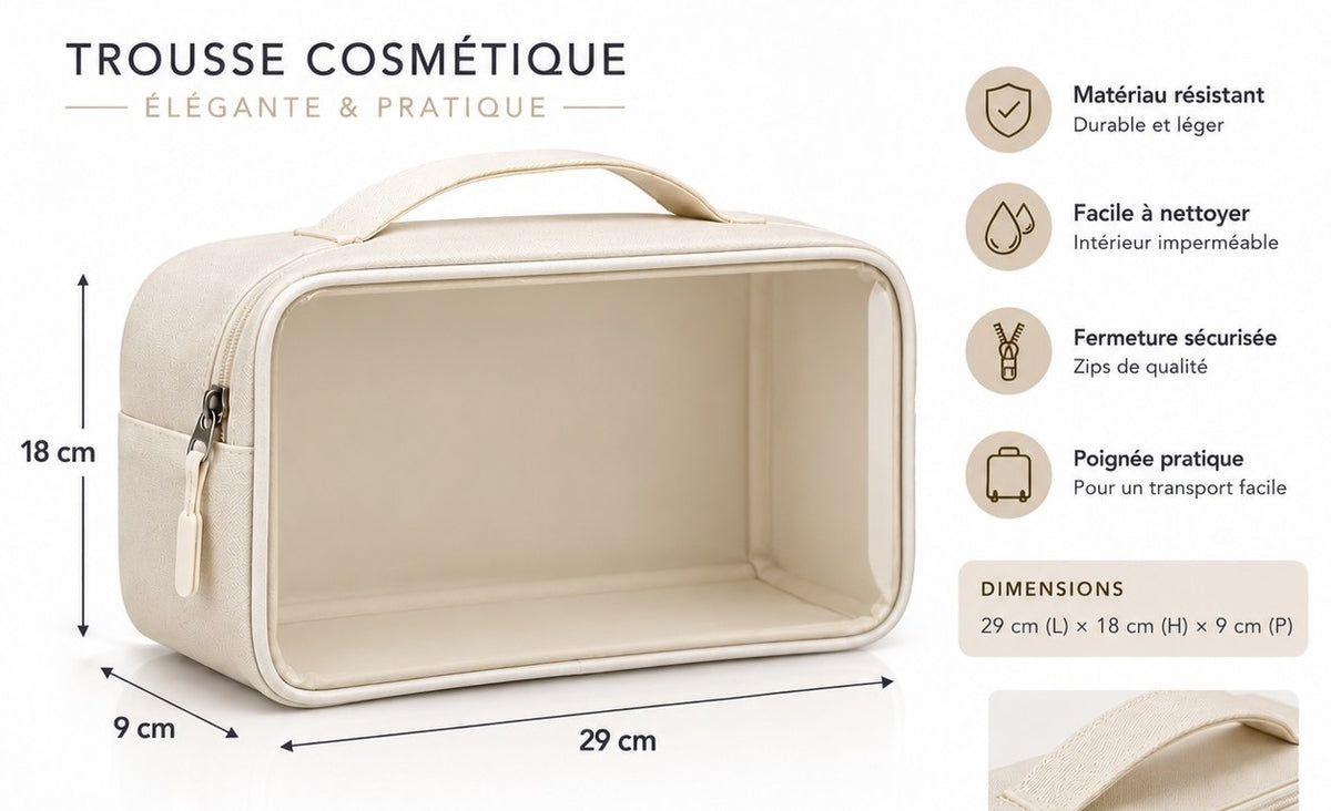 Sac maquillage Trousse toilette حقيبة مكياج حقيبة مستلزمات العناية الشخصية