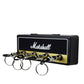 Marshall Porte-clés mural pour clés de guitare avec 4 porte-clés et kit de montage mural