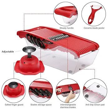 قطاعة ماندولين 10 في 1 MANDOLINE SLICER