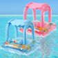 عوامة نجاة قابلة للنفخ للسباحة مع مظلة للطفل Bouée De Sauvetage Flotteur De Natation Pour Bébé Gonflable Avec Pare Soleil