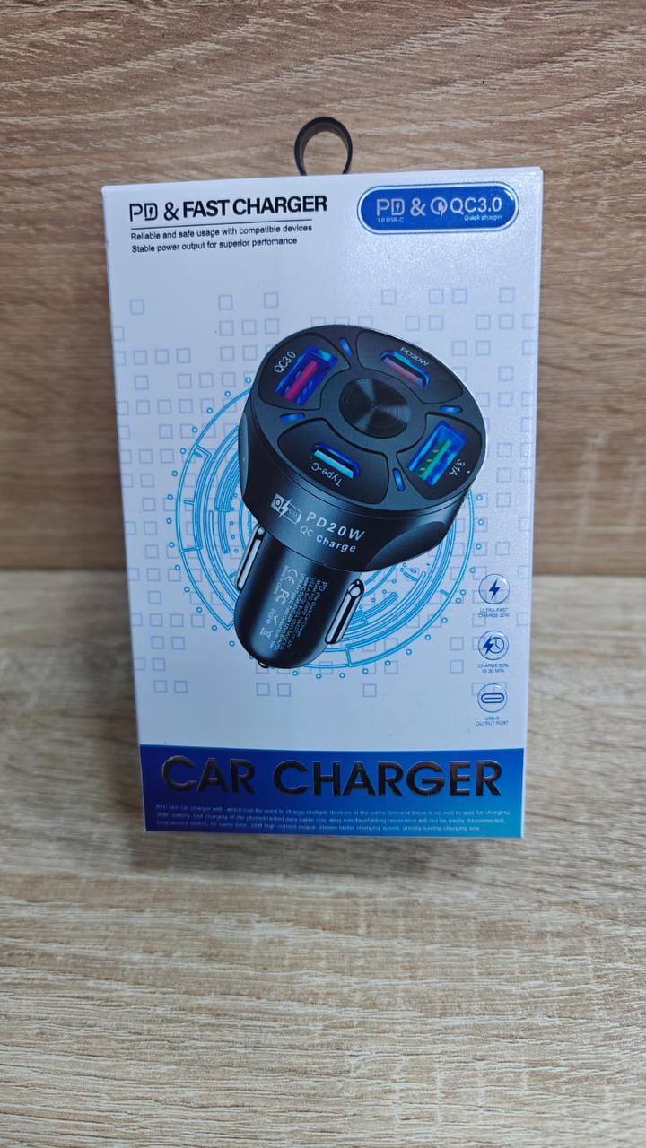 Chargeur USB universel à charge rapide 3.0 4.0 de 4 ports, 48W et 7A