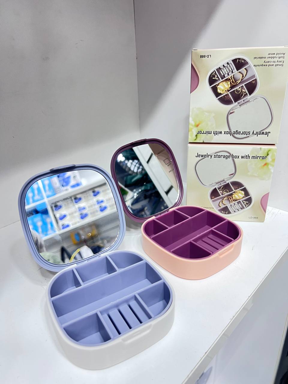 منظم المجوهرات Mini boîte de rangement à bijoux