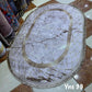 Tapis oval طابي اوفال زربية غليظة