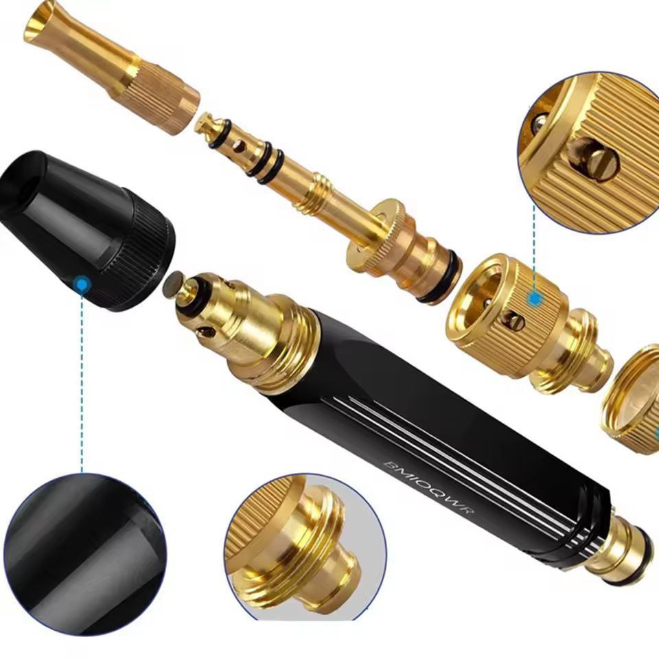 Pistolet à eau haute pression lavage de voiture jardin, pulvérisation مسدس ري قابل للتعديل