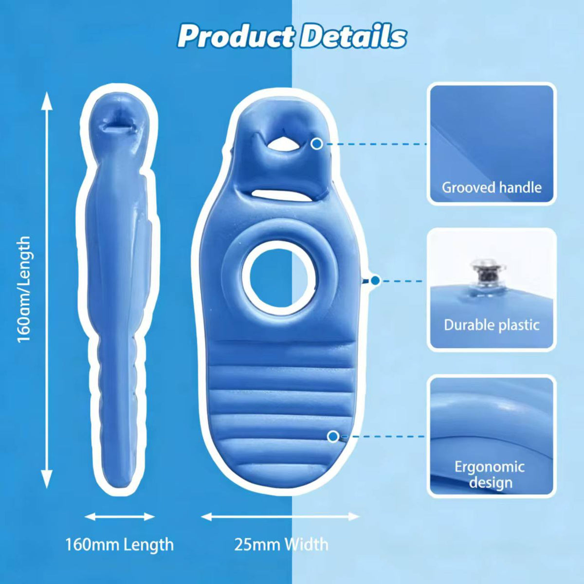 وسادة أو مرتبة حمل قابلة للنفخ Coussin ou matelas de maternité gonflable