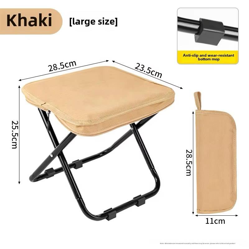 Chaise de pêche pliante portable pour jardin, camping, pique-nique, plage