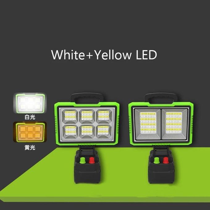 كشاف شمسي LED قوي، قابل لإعادة الشحن عبر منفذ USB-C Projecteur Solaire LED puissant rechargeable USB-C et portable