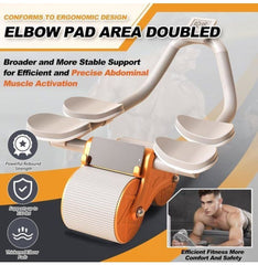 Roue abdominale à rebond automatique avec support de coude عجلة بطنية ذاتية الارتداد مع دعم الكوع