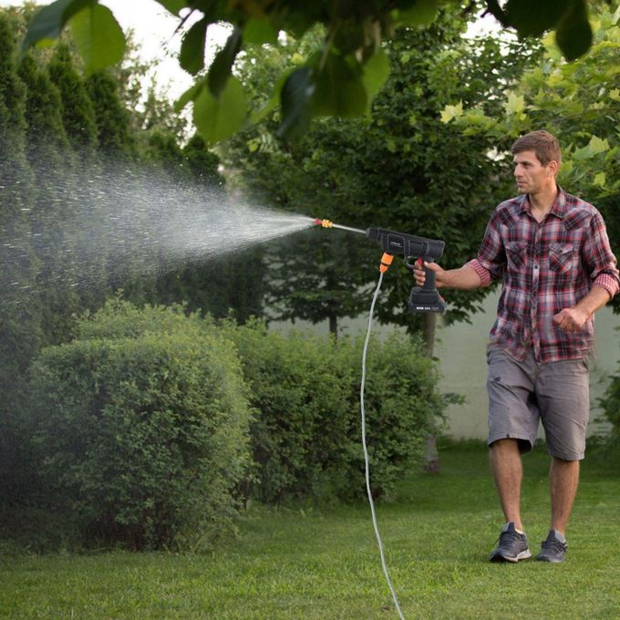 مسدس مائي كهربائي محمول عالي الضغط لاسلكي Pistolet À Eau Portable électrique Haute Pression de Lavage 48V sans fil 3 batterie au lithium