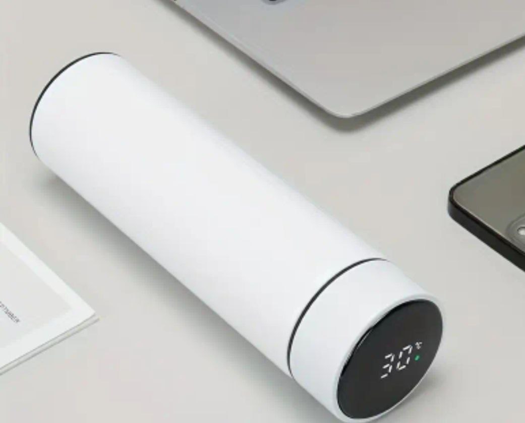 Gobelet Isolé Thermomètre Intelligent Bouteille d'Eau en Acier