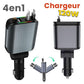 شاحن سيارة قابل للسحب Chargeur Voiture 4en1 Rétractable 120W avec toit Starlight